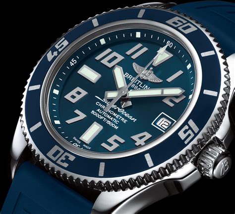 breitling superocean 42 blue limited edition review|Breitling Superocean tiffany blue.